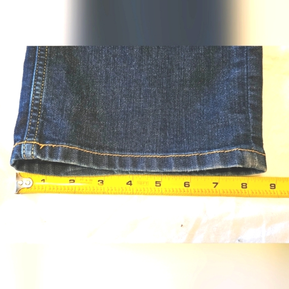 5.11 Tactical Jeans Mens Size 38x34 Dark Blue Denim Whiskers "Always Be Ready" - Picture 6 of 16